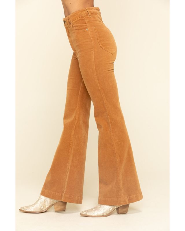 Rolla's Women's East Coast High Rise Corduroy Flare Jeans