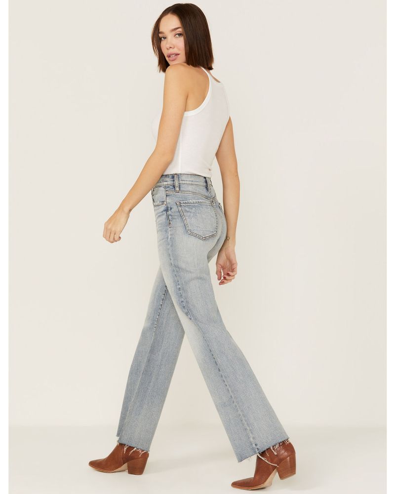 Daze Women's Far Out High Rise Wide Leg Jeans