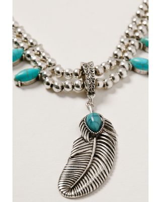 Shyanne Women's Wild Soul Feather Tassel Necklace