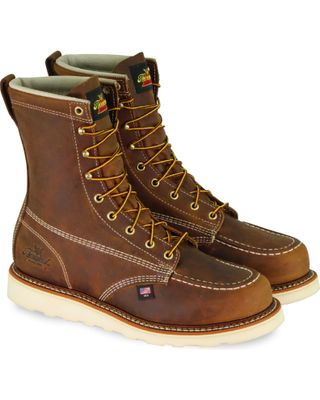 Thorogood Men's American Heritage 8" Made The USA Wedge Work Boots