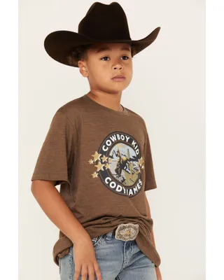 Cody James Men's Cowboy Kid Short Sleeve Graphic T-Shirt