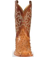 Justin Men's Full Quill Ostrich Western Boots