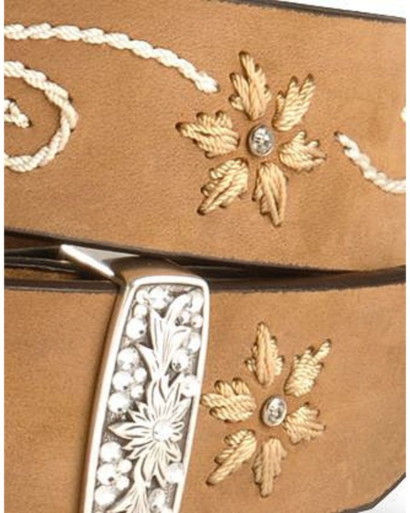 Nocona Women's Embroidered Floral Belt