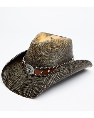 Cody James Men's Brown O John Bangor Straw Western Hat