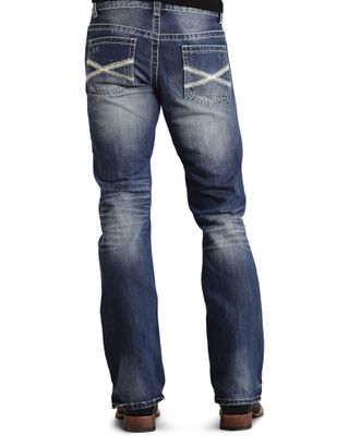 Stetson Rock Fit Bold X Stitched Jeans
