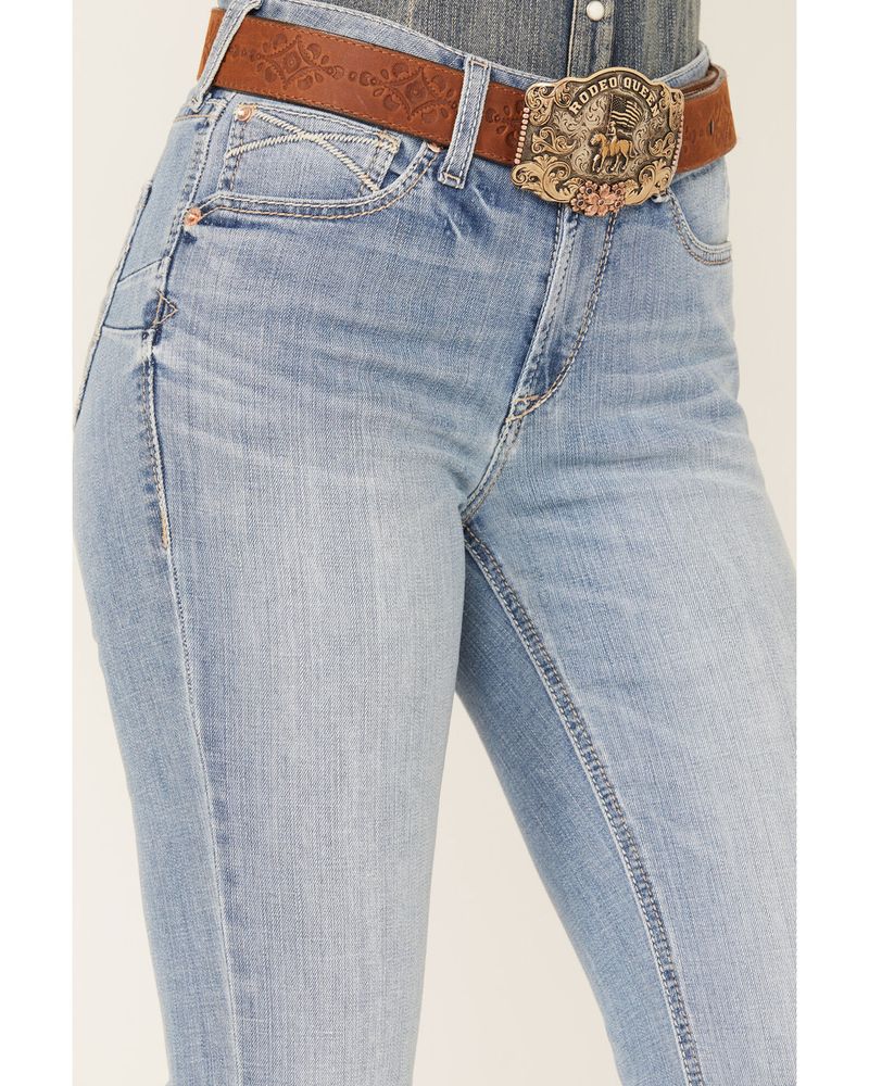 Ariat Women's R.E.A.L. Light Wash High Rise Felicity Stretch Bootcut Jeans