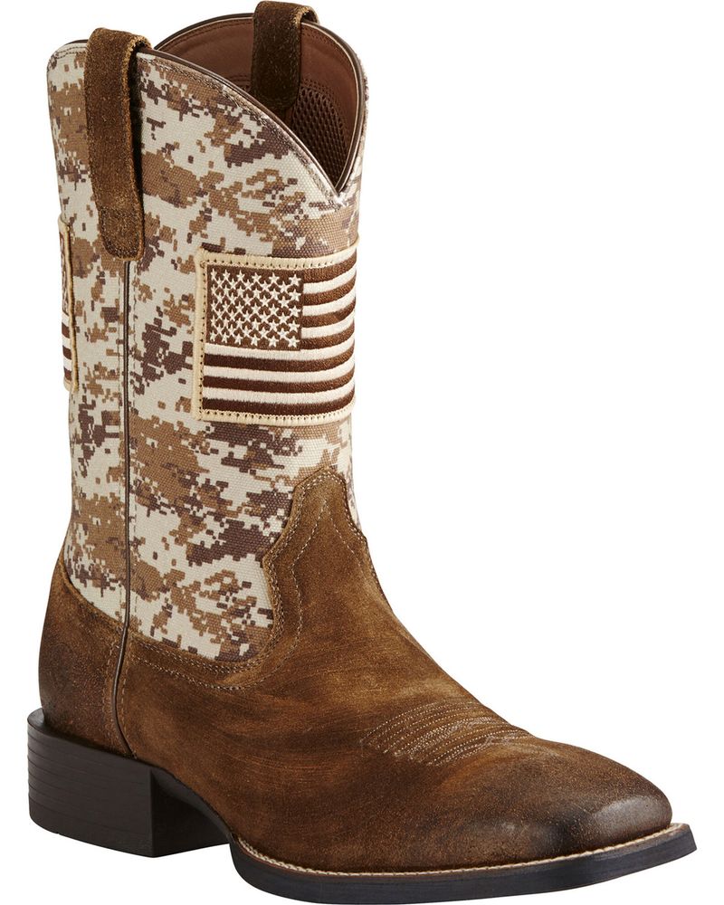 Ariat Men's Camo Patriot Western Boots