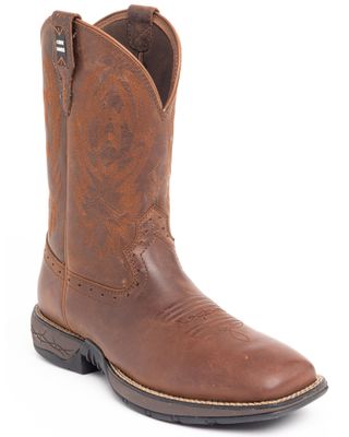 Brothers & Sons Men's Fishing Lite Western Performance Boots - Broad Square Toe