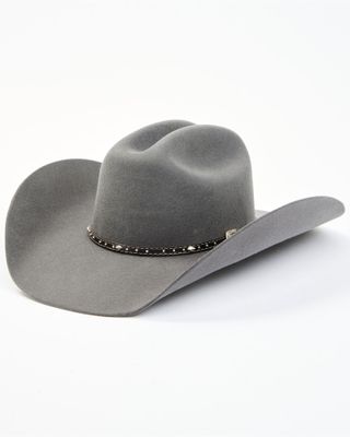 Cody James Men's 3X Smoke Gray Concho Buckle Band Wool Felt Western Hat