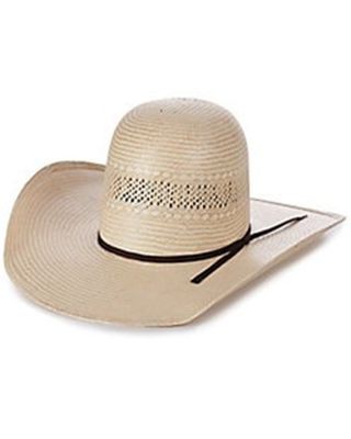 Rodeo King Tan & Ivory 25X Fort Worth Shantung Straw Western Hat