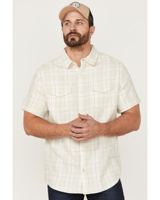 Brothers & Sons Men's Plaid Short Sleeve Button-Down Western Shirt