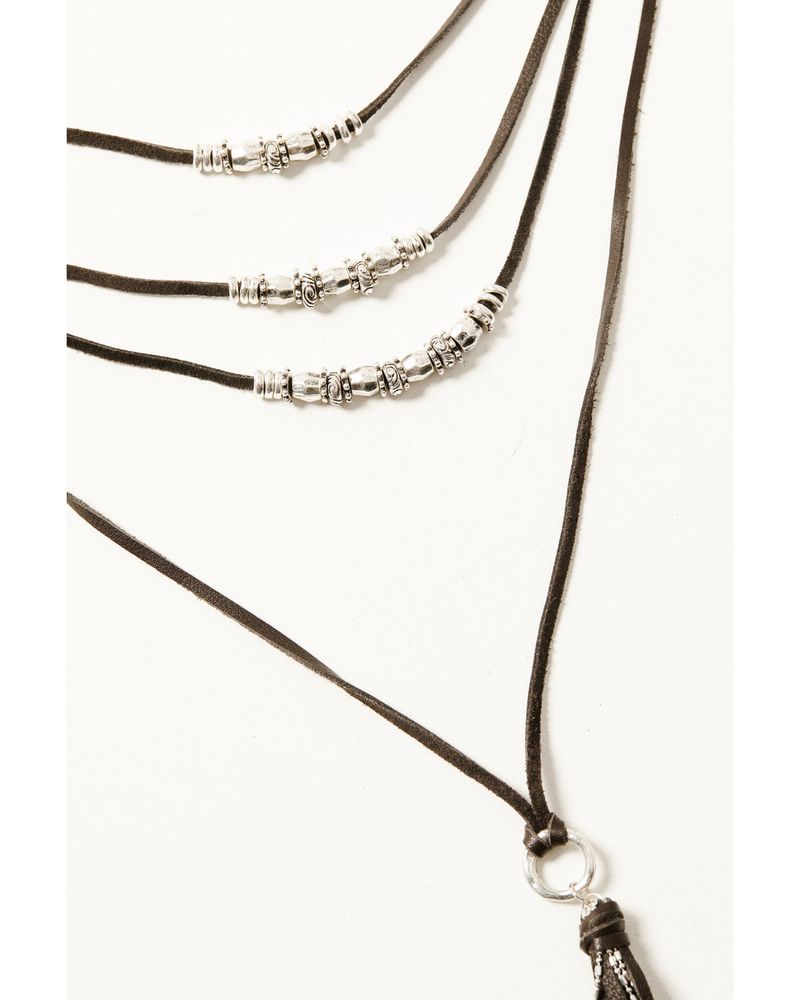 Shyanne Women's Dakota Layered Leather Necklace
