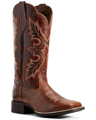 Ariat Women's Breakout Rustic Western Boots - Broad Square Toe