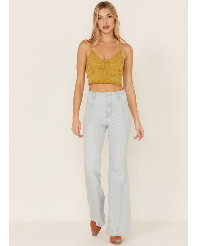 Free People Women's Disco Wild Laces Pull On Flare Pants