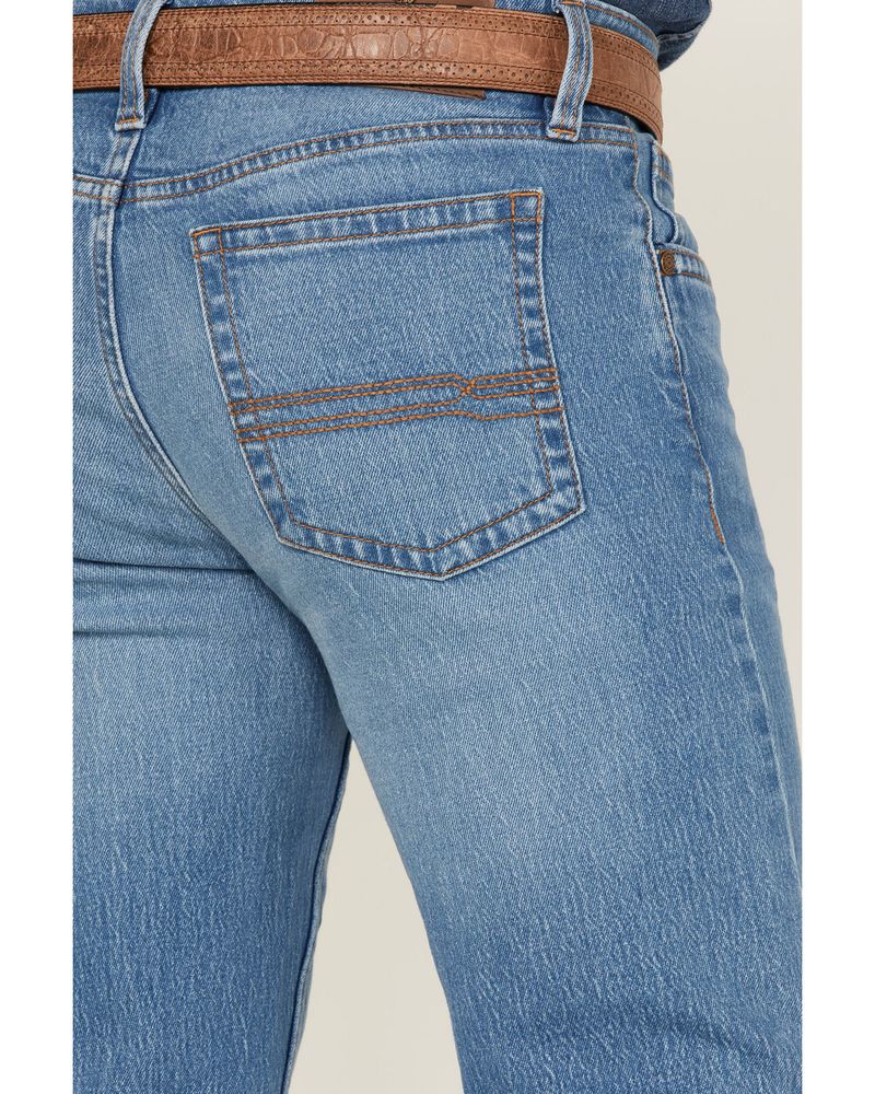Cody James Men's Yeehaw Light Wash Stackable Straight Jeans
