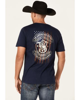 Smith & Wesson Men's An American Story Flag Logo T-Shirt