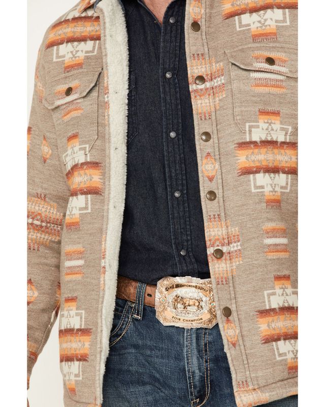 Product Name: Pendleton Men's Solid Quilted Canvas Snap-Front Shirt Jacket