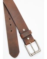Hawx Men's Brown Casual Bomber Leather Belt