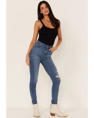 Levi's Women's 721 Medium Wash Chelsea Bend High Rise Skinny Jeans