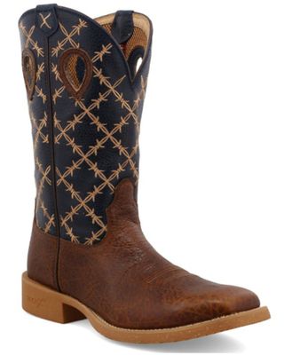 Twisted X Men's 12" Tech Western Boot - Broad Square Toe