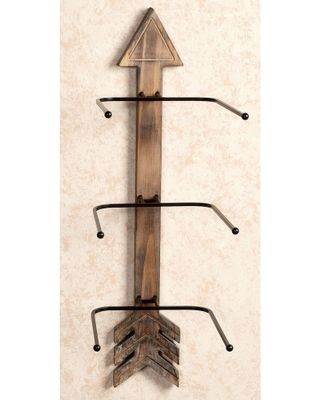 BB Ranch® Arrow Wood And Metal Hat Rack