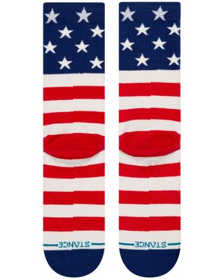 Stance Men's The Fourth Stars & Stripes American Old Glory Crew Socks