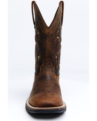 Rank 45 Women's Lite Flag Western Boots - Wide Square Toe