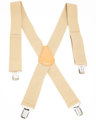 Hawx Men's Tan Work Suspenders