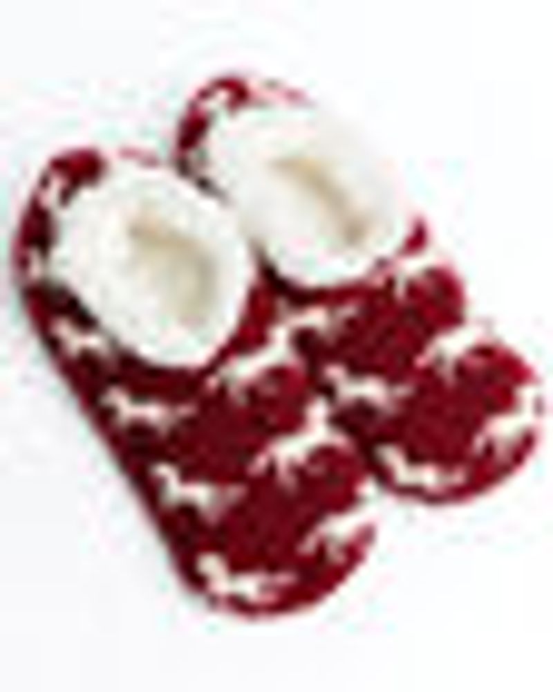 Boot Barn Kids' Red Cozy Slippers