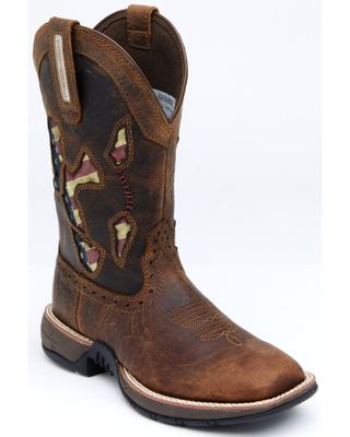 Shyanne Women's Lite Flag Western Performance Boots - Broad Square Toe