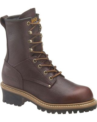 Carolina Women's Elm 8" EH Logger Boots - Round Toe