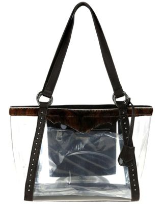 Montana West Women's Western Clear Tote Bag