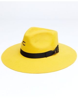 Charlie 1 Horse Women's Yellow Highway Wool Felt Western Hat