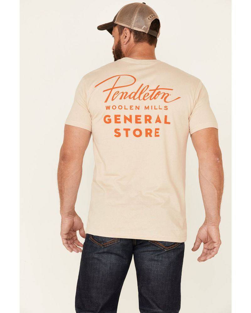 Pendleton Men's Cream General Store Heritage Graphic Short Sleeve T-Shirt