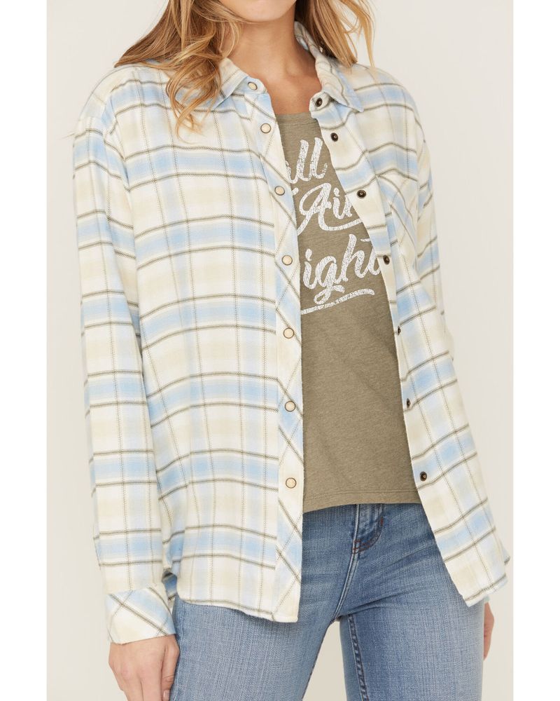 Idyllwind Women's Hickory Plaid Relaxed Flannel