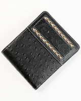 Cody James Men's Stitched Leather Bi-Fold Wallet