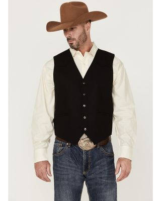 Cody James Men's Highlands Slub Button-Front Western Vest