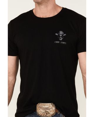 Cody James Men's Card Skull Graphic Short Sleeve T-Shirt