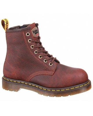 Dr. Martens Maple Lace-Up Work Boots - Steel Toe
