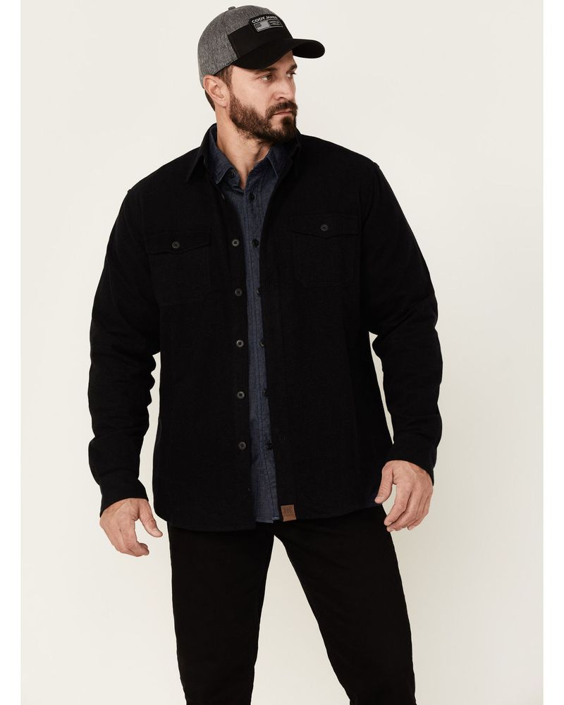 solid mens flannel shirt