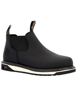 Georgia Boot Men's AMP LT Wedge Chelsea Romeo Work