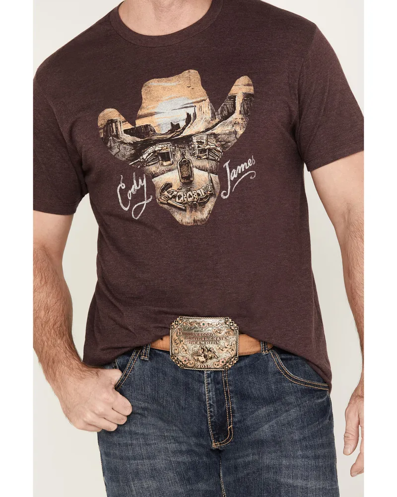Cody James Men's Skull Scene Western T-Shirt