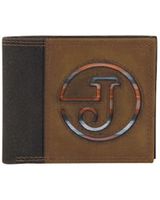Justin Men's FP Bifold Slim Serape Inlay Leather Wallet