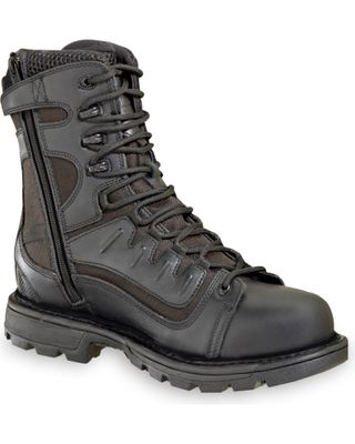 Thorogood Men's 8" GEN-flex2 VGS Tactical Waterproof Side Zip Work Boots - Soft Toe