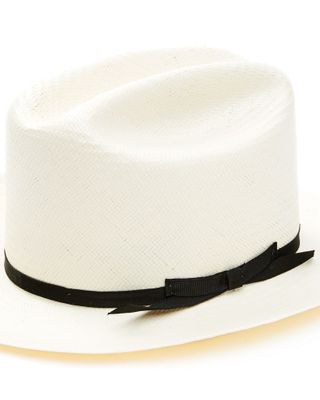 Stetson Men's White Shantung Open Road Western Straw Hat