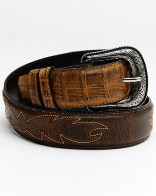 Cody James Men's Caiman Embroidered Belt