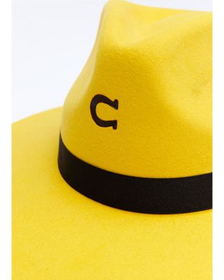 Charlie 1 Horse Women's Yellow Highway Wool Felt Western Hat
