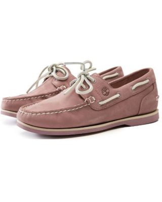 Timberland Women's Amherst 2 Eye Classic Lace-Up Boater Shoes - Moc Toe