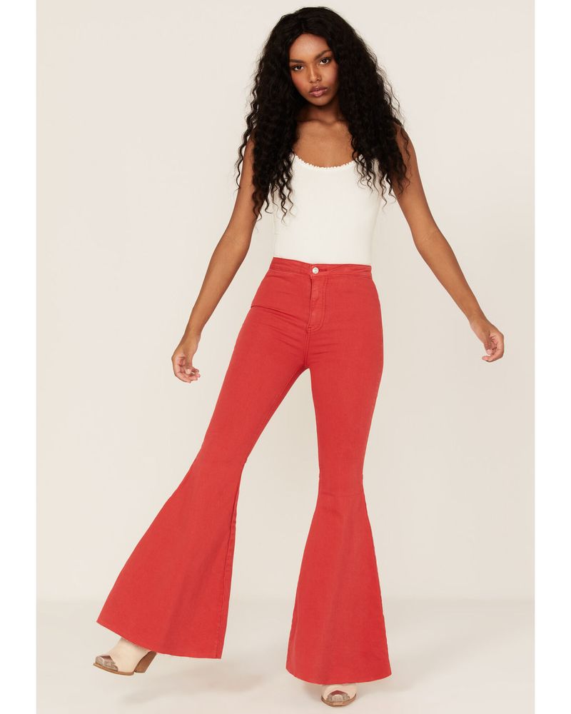 Free People Women's Just Float On High Rise Flare Jeans
