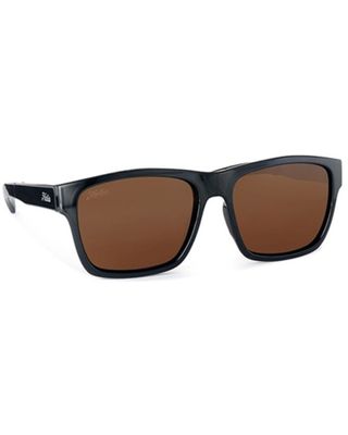 Hobie Men's Imperial Shiny Black & Copper 2" Foldable Polarized Reader Glasses